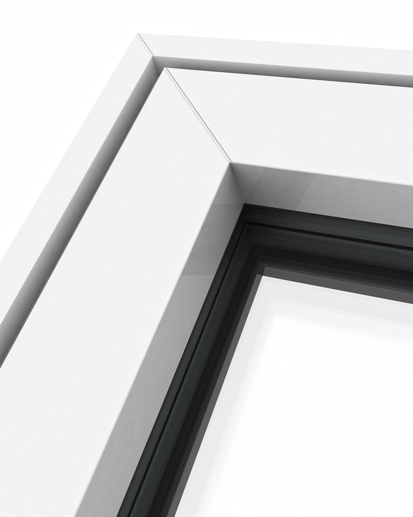 Internorm Fenster, Schwarz Türen + Fenster Internorm Detail Schmale Rahmen